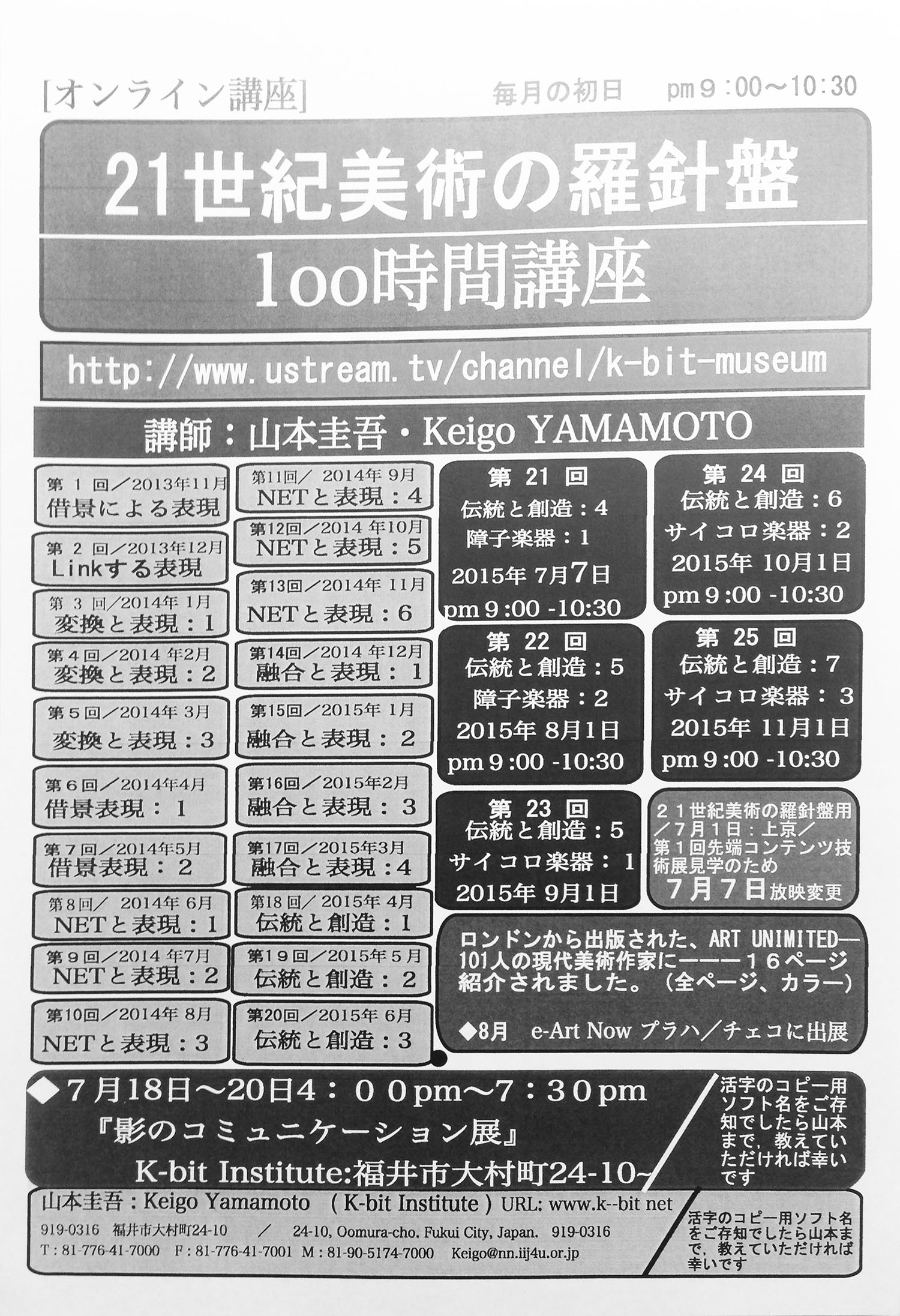 21世紀美術の羅針盤